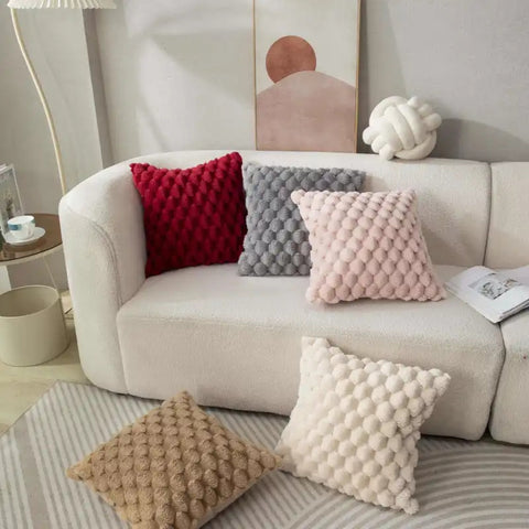 Marshmello Cushion Cover – Ultra-Soft Bouclé Texture for Comfy, Curated Spaces