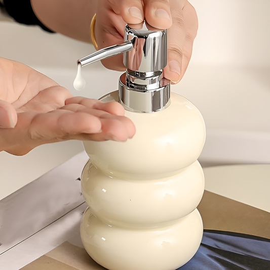 Orbelle Soap Dispenser – Modern Sphere Elegance for Calm, Contemporary Spaces