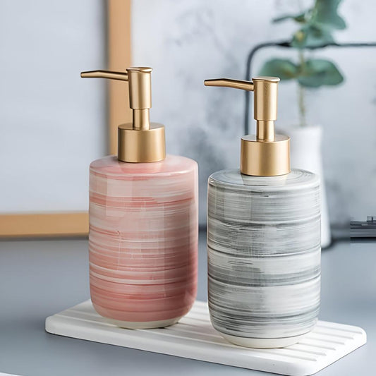 NamiLine Ceramic Dispenser – Sculpted Calm for Everyday Rituals