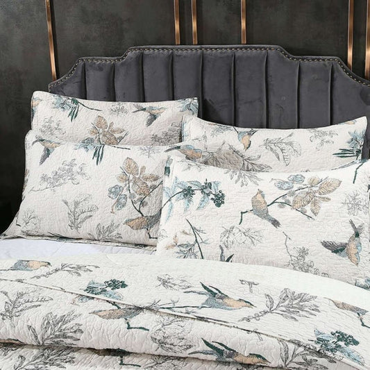 Ayame Floral Cotton Summer Coverlet