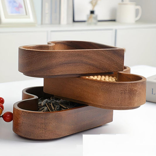 Amora Wooden Snack Tray 4 pcs