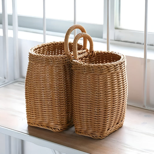Kasumi Handwoven Rattan Storage Basket