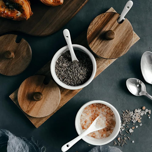 KōjiSpice Ceramic Jar Set – Quiet Rituals for Thoughtful Kitchens