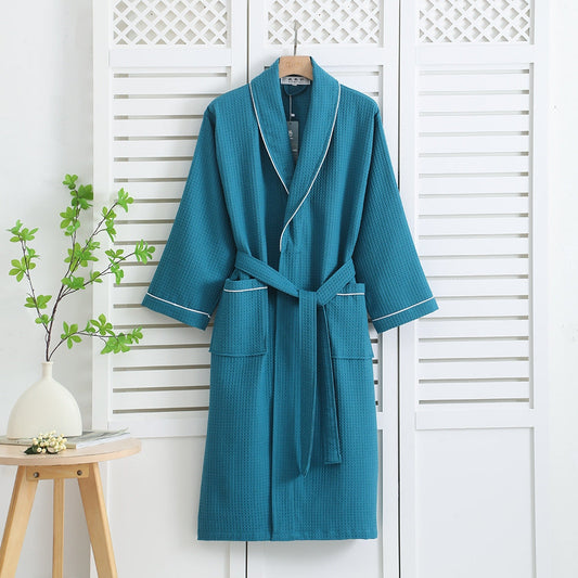 AwaCotton Waffle Robe – Light Layers for Intentional Mornings