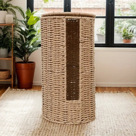 RopeLoop Toilet Roll Holder – Quiet Utility in Natural Form