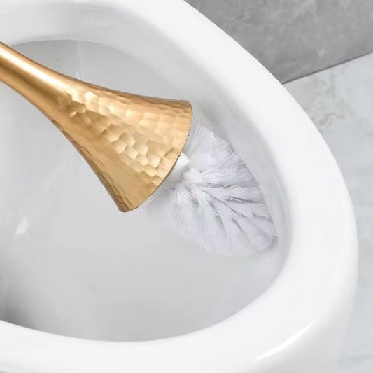 LustreClean Toilet Brush – Modern Metallic Elegance for Calm, Tidy Spaces