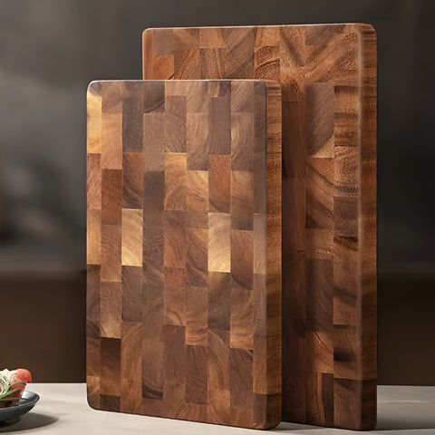 GrainRoot Acacia Board – Solid Wood Chopping & Serving Board for Everyday Rituals