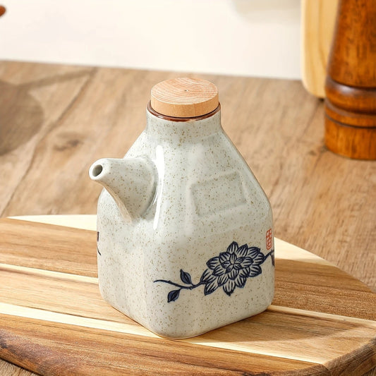 Shiori Glass Oil Bottle – Quiet Control for the Modern Kitchen
