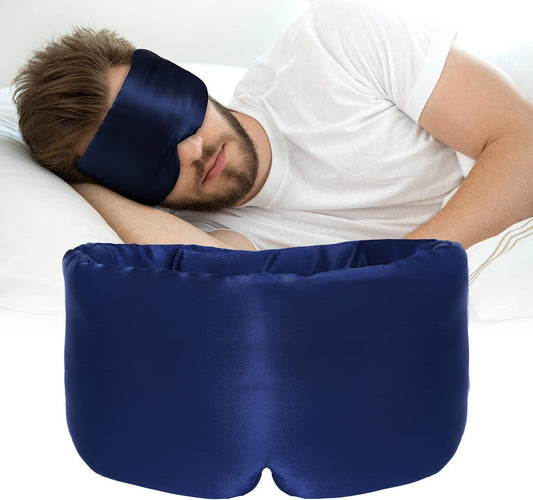 SilkSoft Sleep Mask – Cooling Silk Eye Cover for Deep Rest