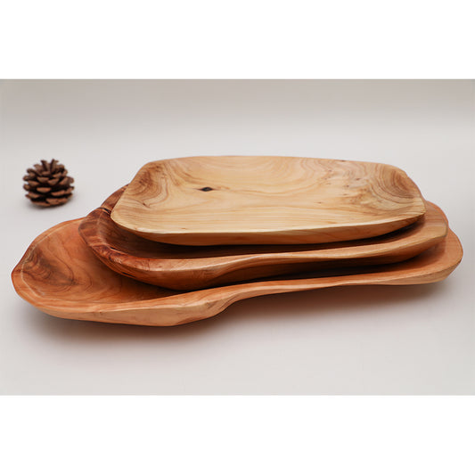 MoriTray Wooden Serving Tray – Minimalist Tray for Snacks