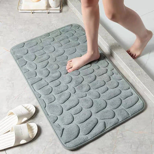 SoftStone Bath Mat – Absorbent Microfibre Mat for Calm, Spa-Inspired Bathrooms