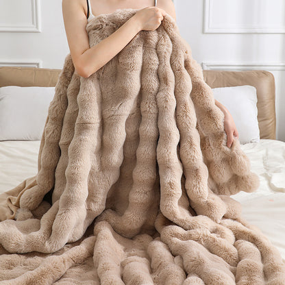 CloudVelvet Throw Blanket – Ultra-Soft Milk Flannel for Everyday Calm