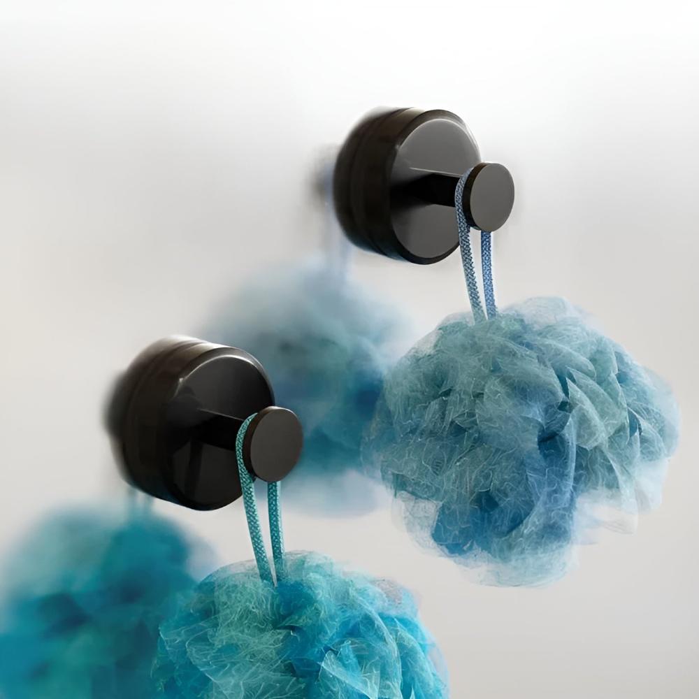 GripLuxe Shower Hooks – Self-Adhesive Holders for Smart, Effortless Storage