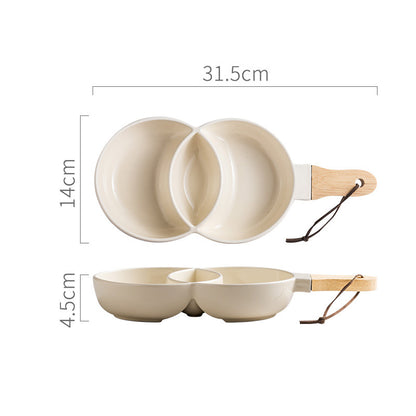 TomoServe Cutlery Tray – Elegant Table Tray for Serving Snacks