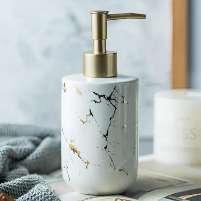 StoneGlow Marble Dispenser – Subtle Opulence for Everyday Rituals