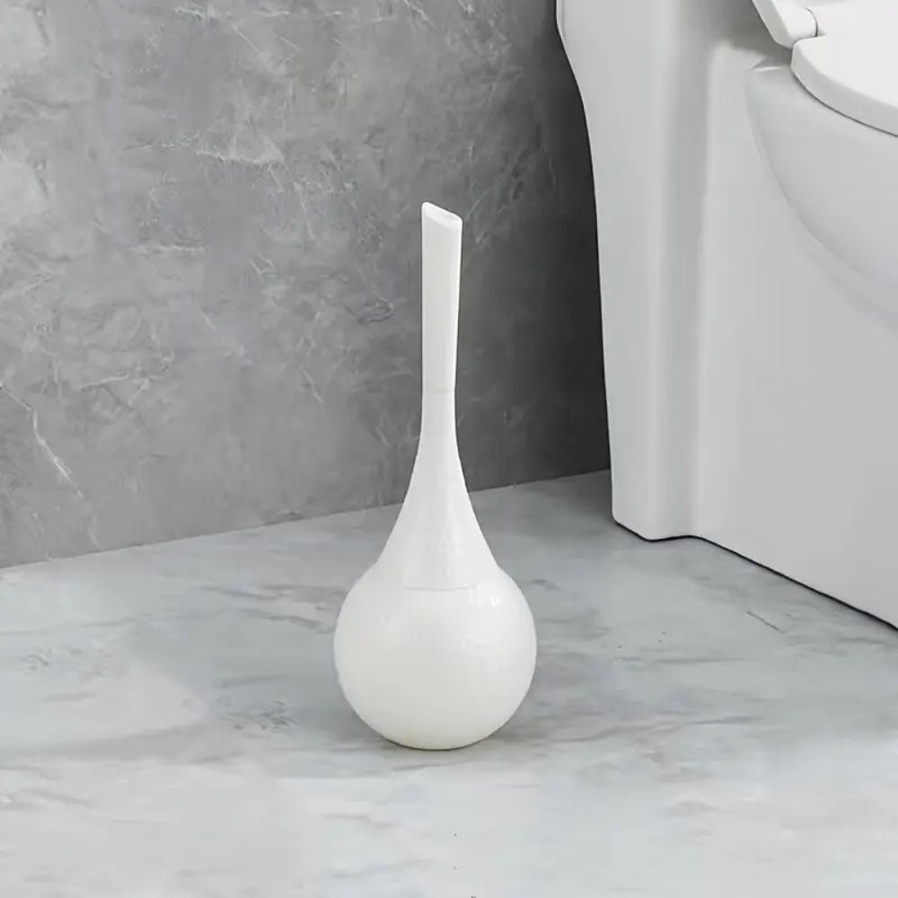 LustreClean Toilet Brush – Modern Metallic Elegance for Calm, Tidy Spaces