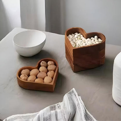 Amora Wooden Snack Tray 4 pcs