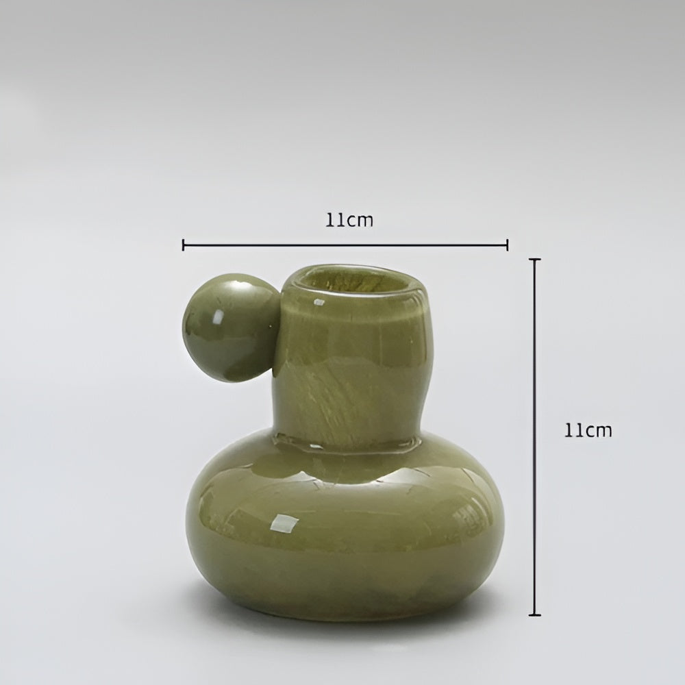 Hoshi Glass Candle Holder – Celestial Nordic Glow