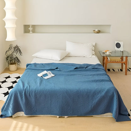 Haiba Cotton Leaf Throw Blanket