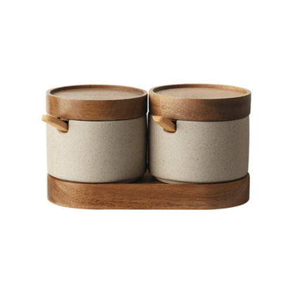 TsuchiSpice Jar Set – Rustic Texture for Intentional Seasoning