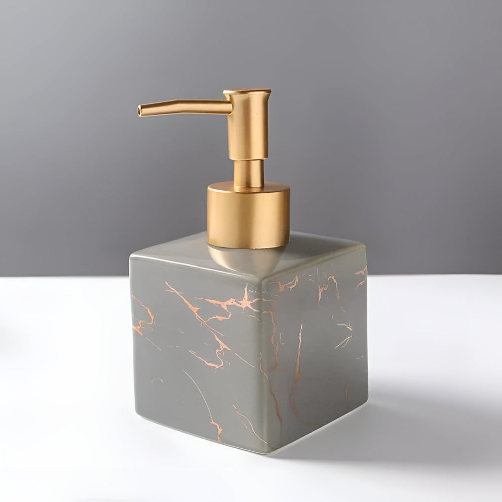 StoneGrace Soap Dispenser – Marble Elegance for Calm, Refined Spaces