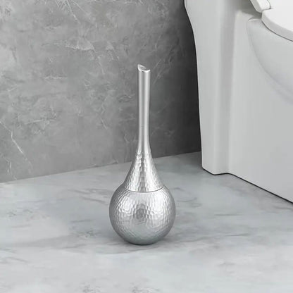 LustreClean Toilet Brush – Modern Metallic Elegance for Calm, Tidy Spaces