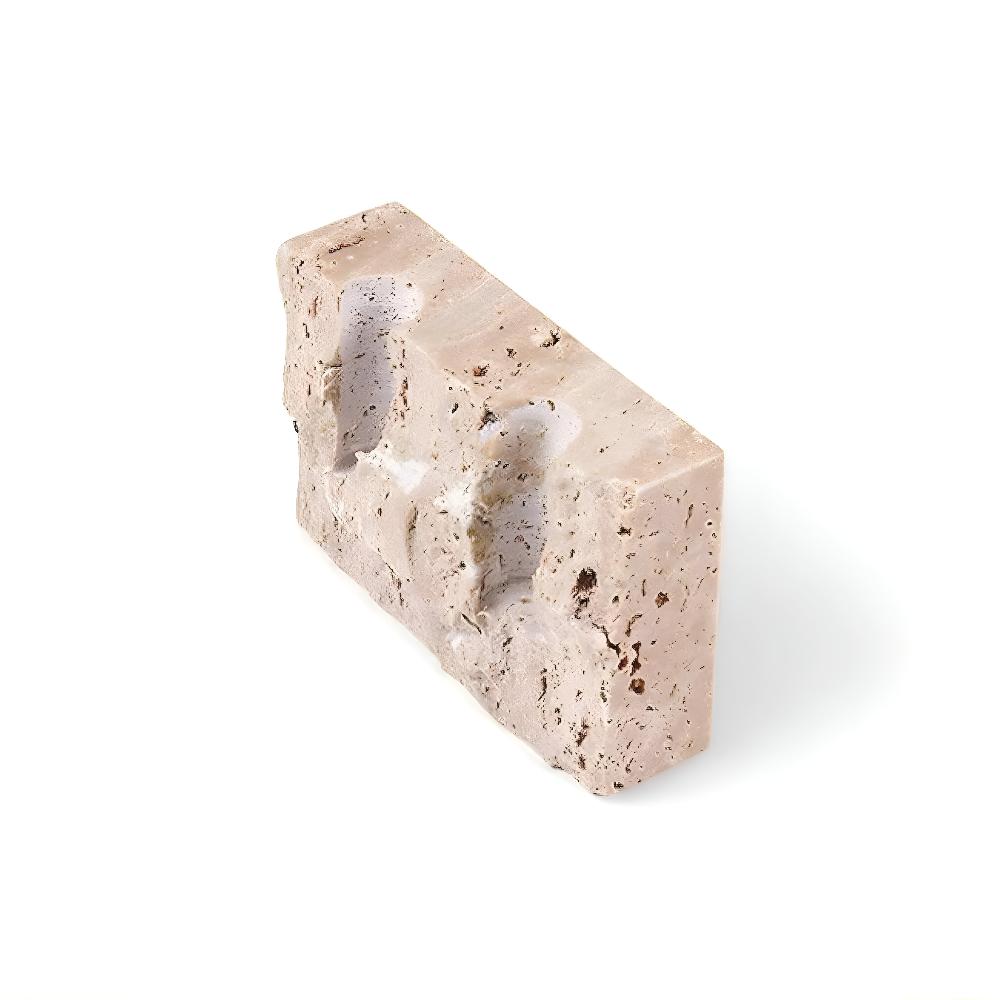 Ishi Stone Candle Stand – Timeless Glow in Sculptural Form