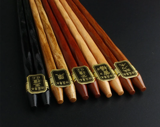 HikariHashi Traditional Japanese Chopsticks – Natural Wooden Utensils