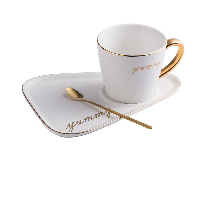 TeaHaven Ceramic Set – Minimalist Cup & Plate for Calm Tea Moments