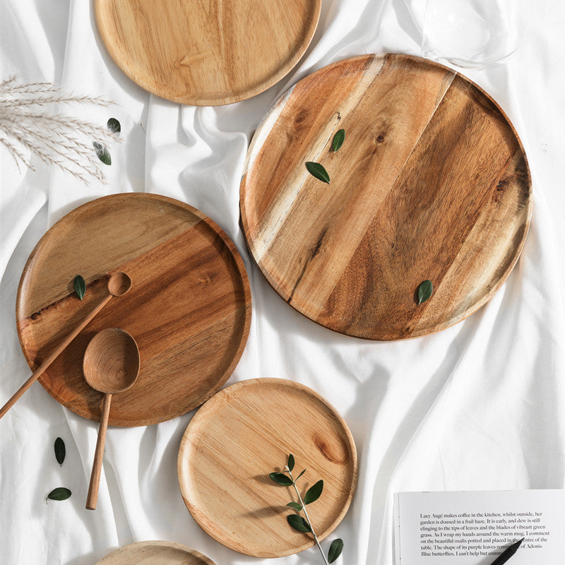 MoriTomo Wooden Tray – Japanese-Inspired Natural Serving Tray