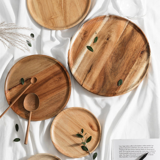 MoriTomo Wooden Tray – Japanese-Inspired Natural Serving Tray