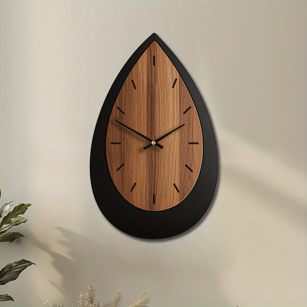 Rivelle Wooden Wall Clock – Irregular Artisan Form