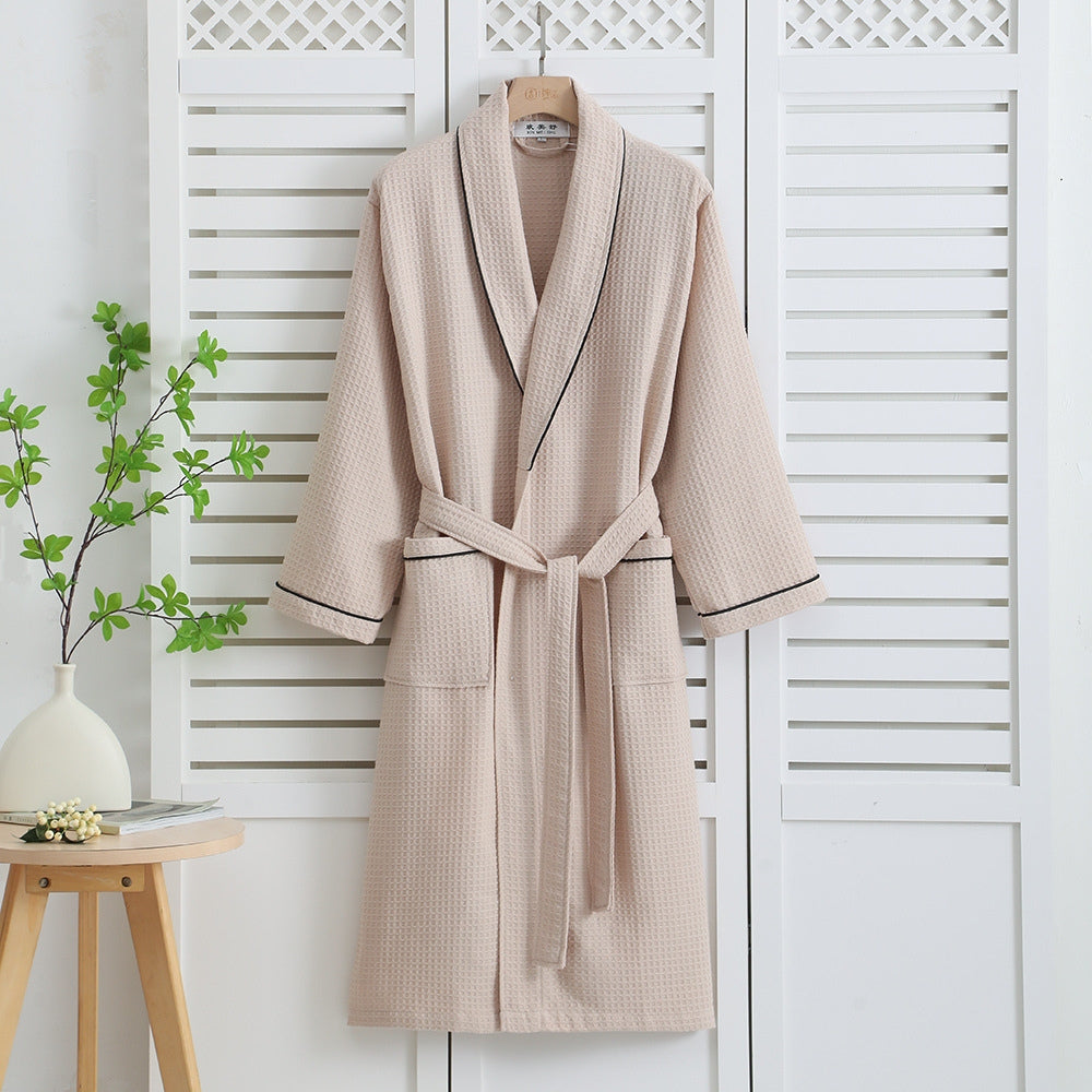 AwaCotton Waffle Robe – Light Layers for Intentional Mornings