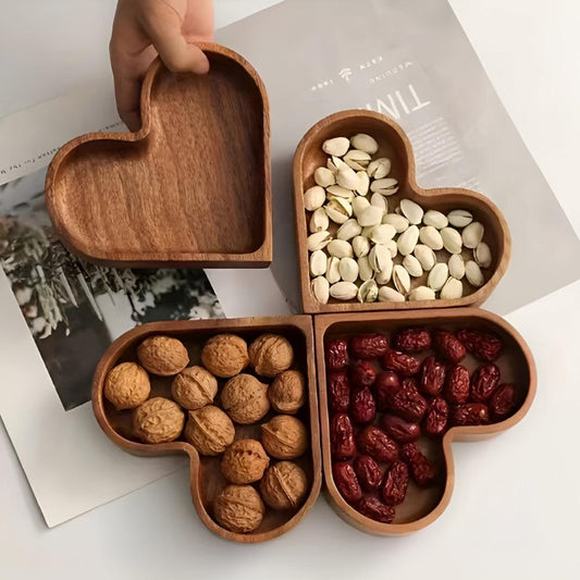 Amora Wooden Snack Tray 4 pcs