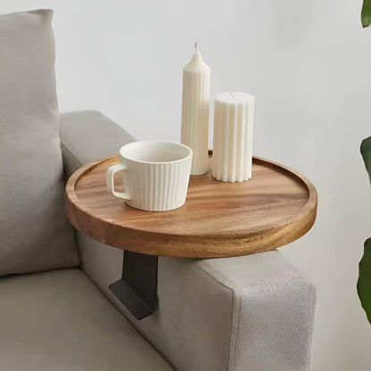 NestEdge Clip-On Walnut Tray