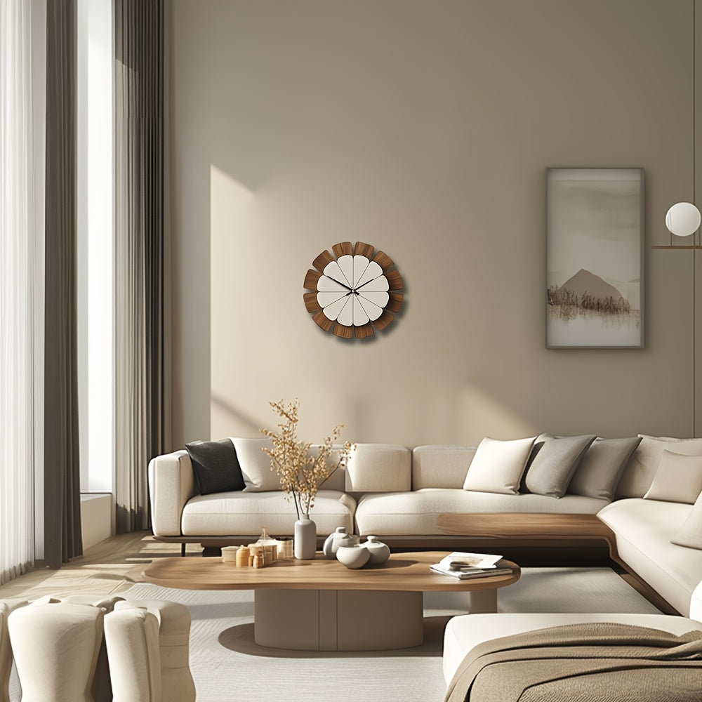 Ardenwood Wall Clock – Handcrafted Wooden Silence