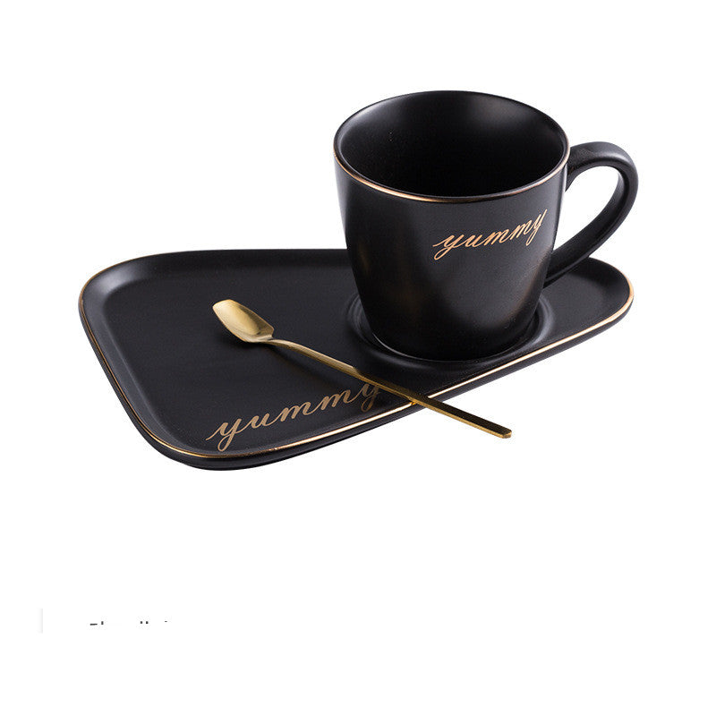 TeaHaven Ceramic Set – Minimalist Cup & Plate for Calm Tea Moments