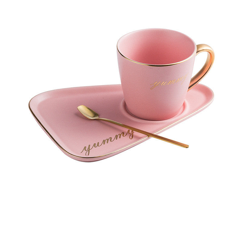 TeaHaven Ceramic Set – Minimalist Cup & Plate for Calm Tea Moments