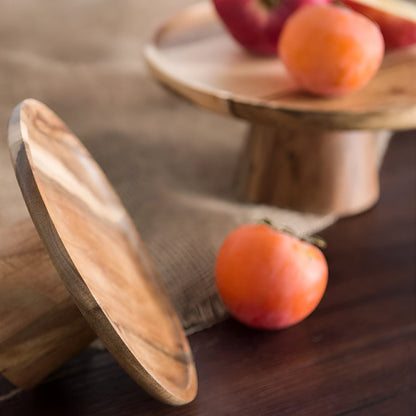 KōraStand Wooden Cake Plate – Elevated Simplicity for Gathered Moments
