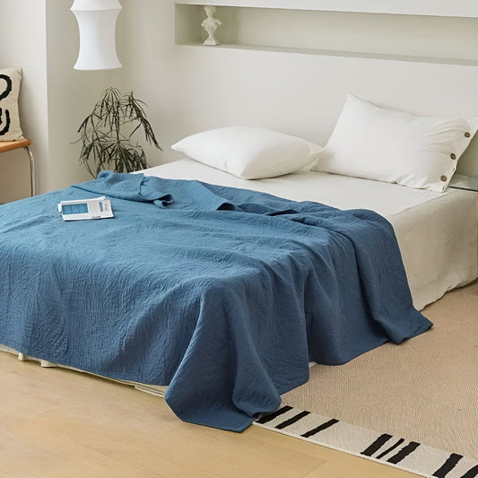 Haiba Cotton Leaf Throw Blanket