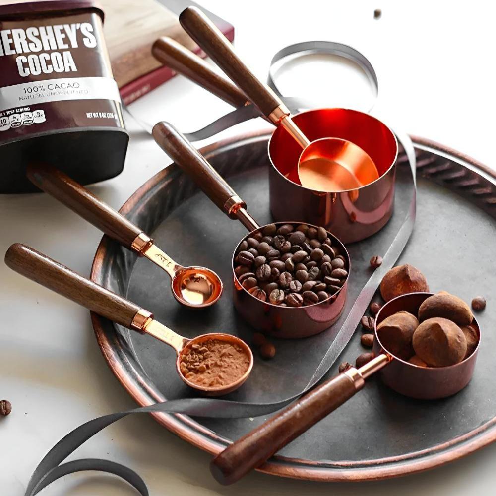 GlowMeasure Copper Set – Measuring Cups & Spoons for Calm, Intentional Kitchens