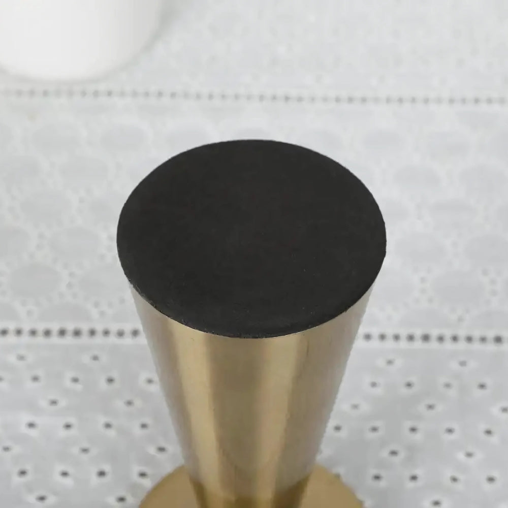 Hikari Brass Candle Holders – Set of Three Sculptural Forms