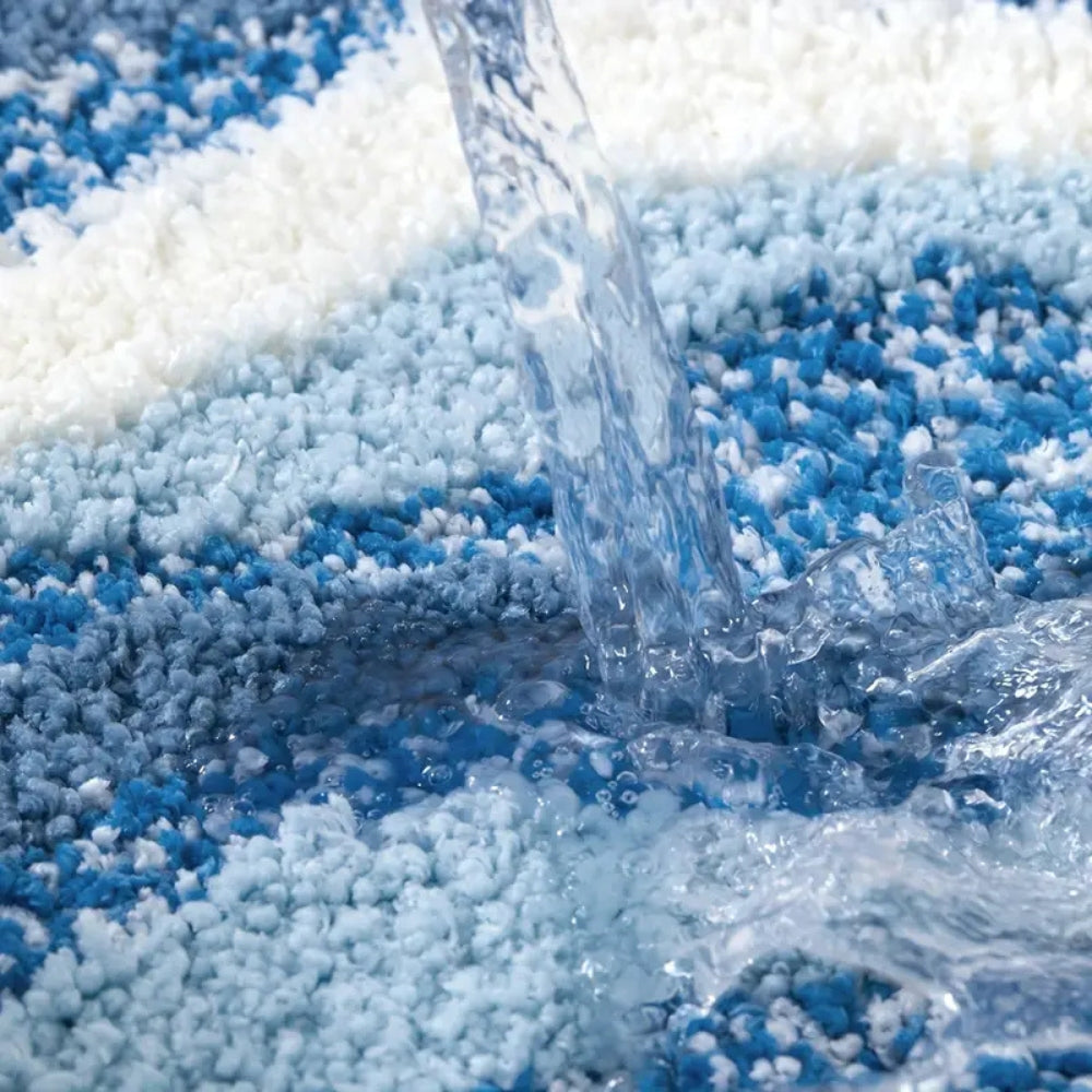TideForm Bath Mat – Flowing Calm for Everyday Rituals