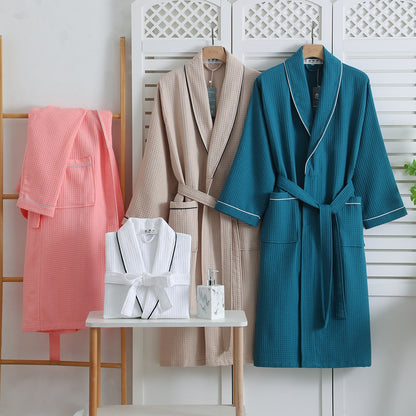 AwaCotton Waffle Robe – Light Layers for Intentional Mornings
