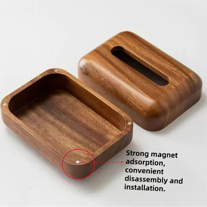 TerraWood Wooden Tissue Holder – Natural Calm for Thoughtful Spaces