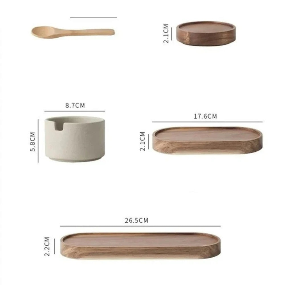 TsuchiSpice Jar Set – Rustic Texture for Intentional Seasoning