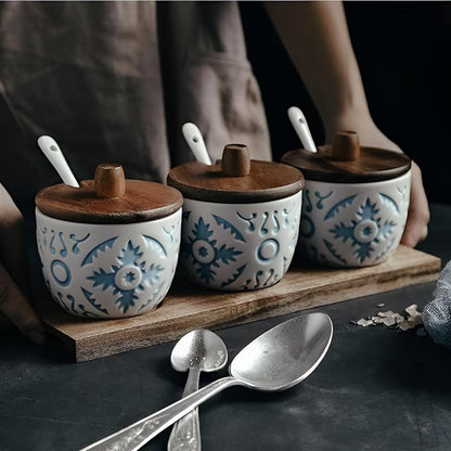 KōjiSpice Ceramic Jar Set – Quiet Rituals for Thoughtful Kitchens