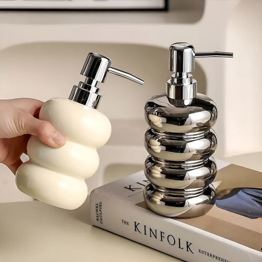 Orbelle Soap Dispenser – Modern Sphere Elegance for Calm, Contemporary Spaces