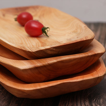 MoriTray Wooden Serving Tray – Minimalist Tray for Snacks