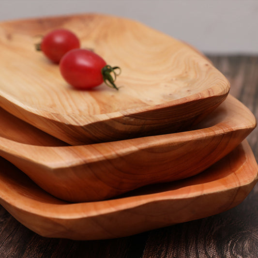 MoriTray Wooden Serving Tray – Minimalist Tray for Snacks